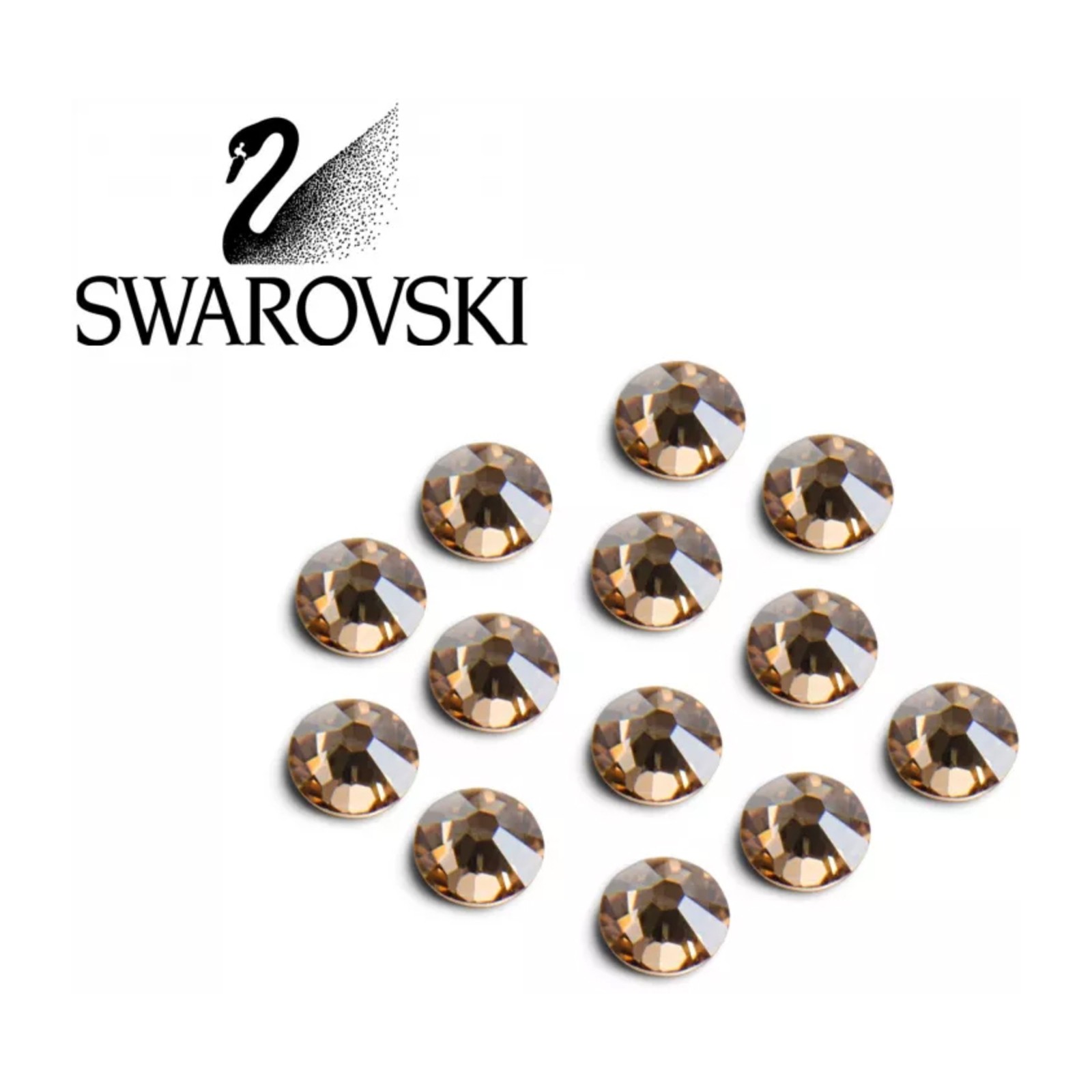 Cristale Swarovski -  SS5 Zlatý tieň
