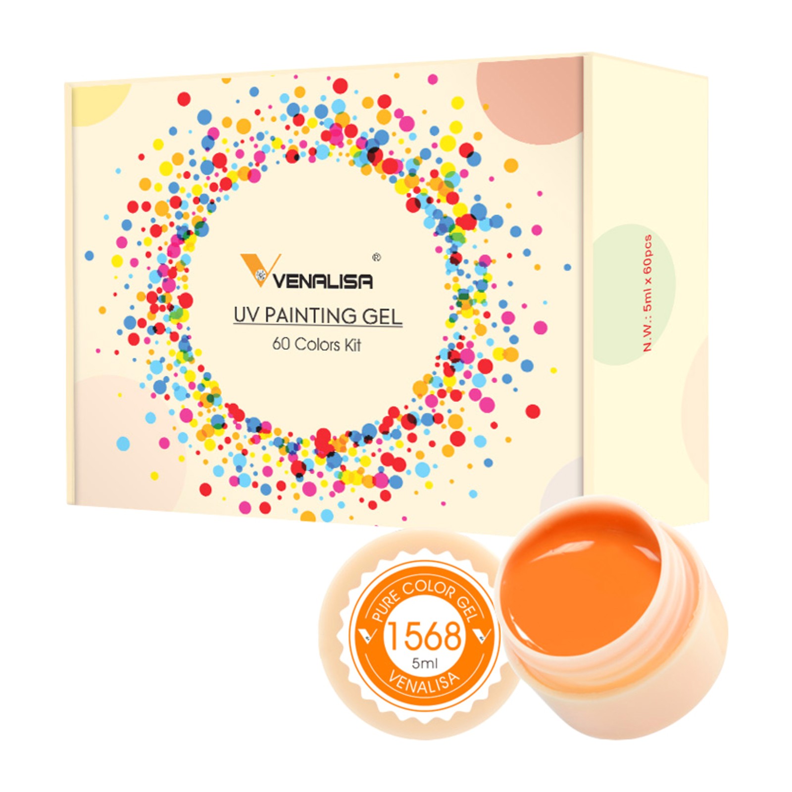 Venalisa -  FAREBNÝ GÉL -  60 farebných gélov