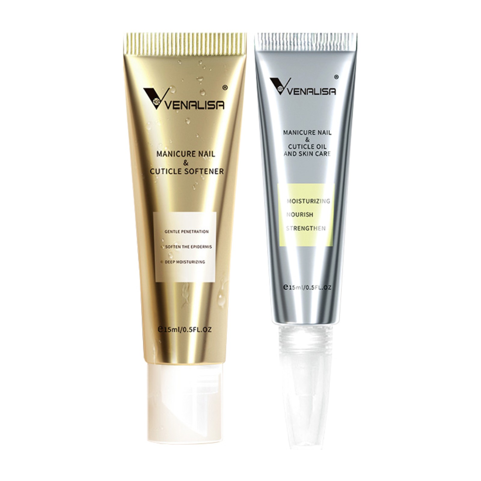 Venalisa -  Olej na kožičku + Roztok na zmäkčenie nechtovej kožičky -  2 × 15 ml